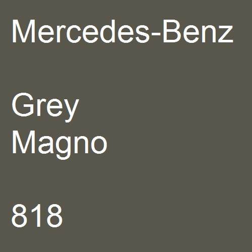 Mercedes-Benz, Grey Magno, 818.